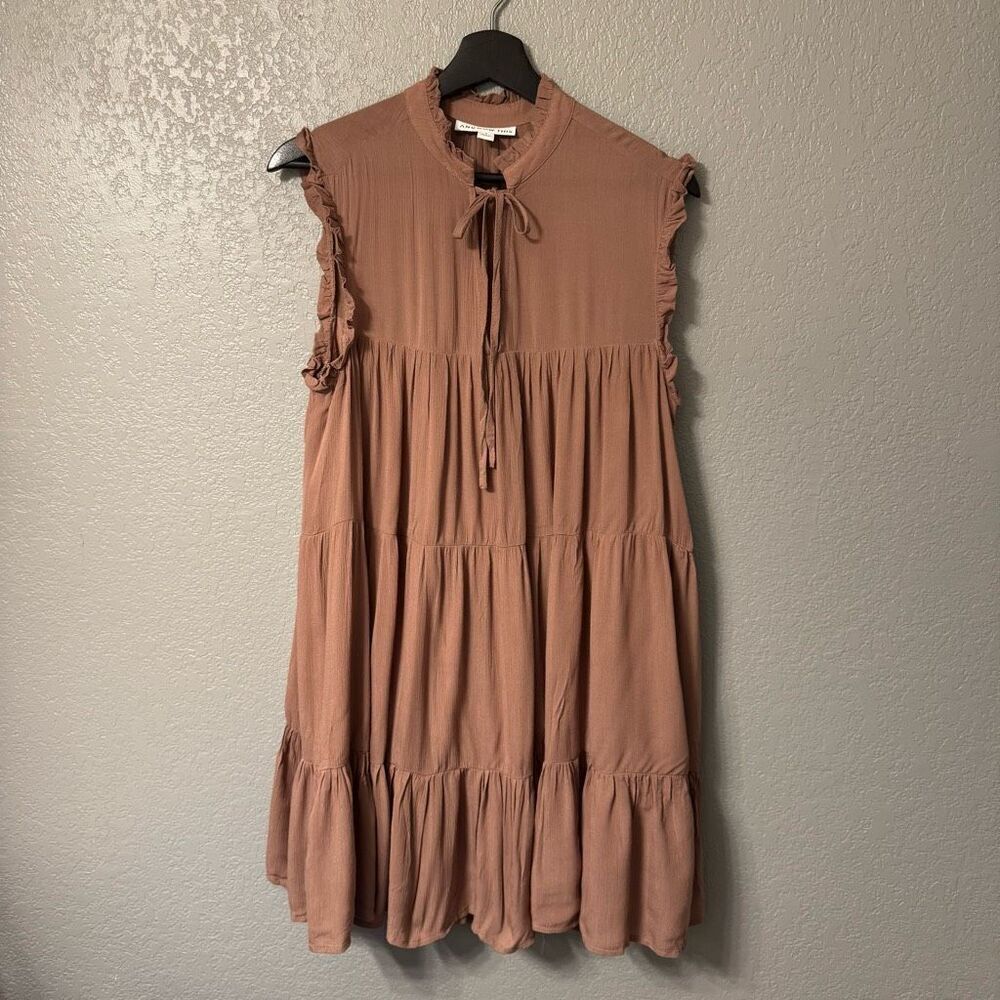 And Now This Macy’s Swing Dress Mauve/ Taupe Size Small